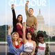 (Clockwise from top left) Samantha Fuentes, Emma González, Naomi Wadler, Edna Chavez, Jaclyn Corin